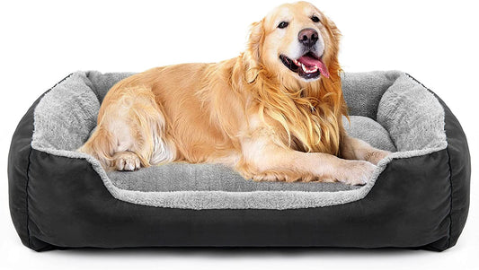 Ev Pet Supplies - Washable Pet Bed Mattress Comfortable and Warming Rectangle Dog Bed