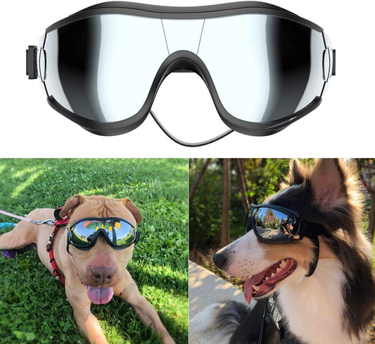 Ev Pet Supplies - UV Protection Wind Protection Dust Protection Fog Protection Pet Glasses Eye Wear Protection with Adjustable Strap