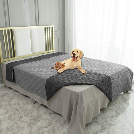 Ev Pet Supplies - Waterproof Dog Bed Cover, Blanket for Furniture Bed Couch Sofa Reversible