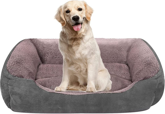 Ev Pet Supplies - Chew Proof Dog Bed Couch Sofa, Breathable Dog Bed Couch for Small Medium Large Dogs Cat