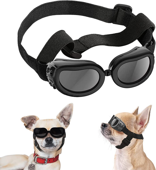 Ev Pet Supplies - UV Protection Goggles Goggles With Adjustable Straps, Frame With Breathing Holes And High Density Sponge