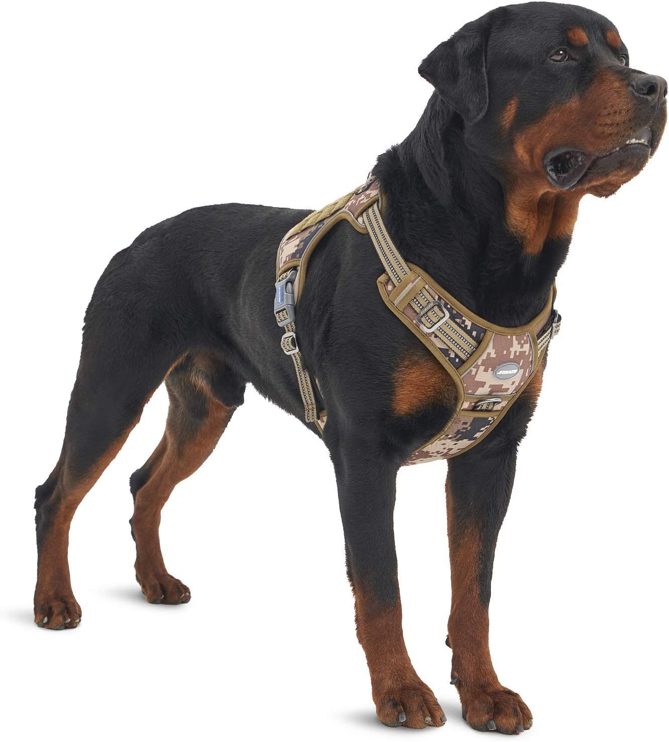 Ev Pet Supplies - No Pull Adjustable Pet Harness Reflective K9 Working Training Easy Control Pet Vest