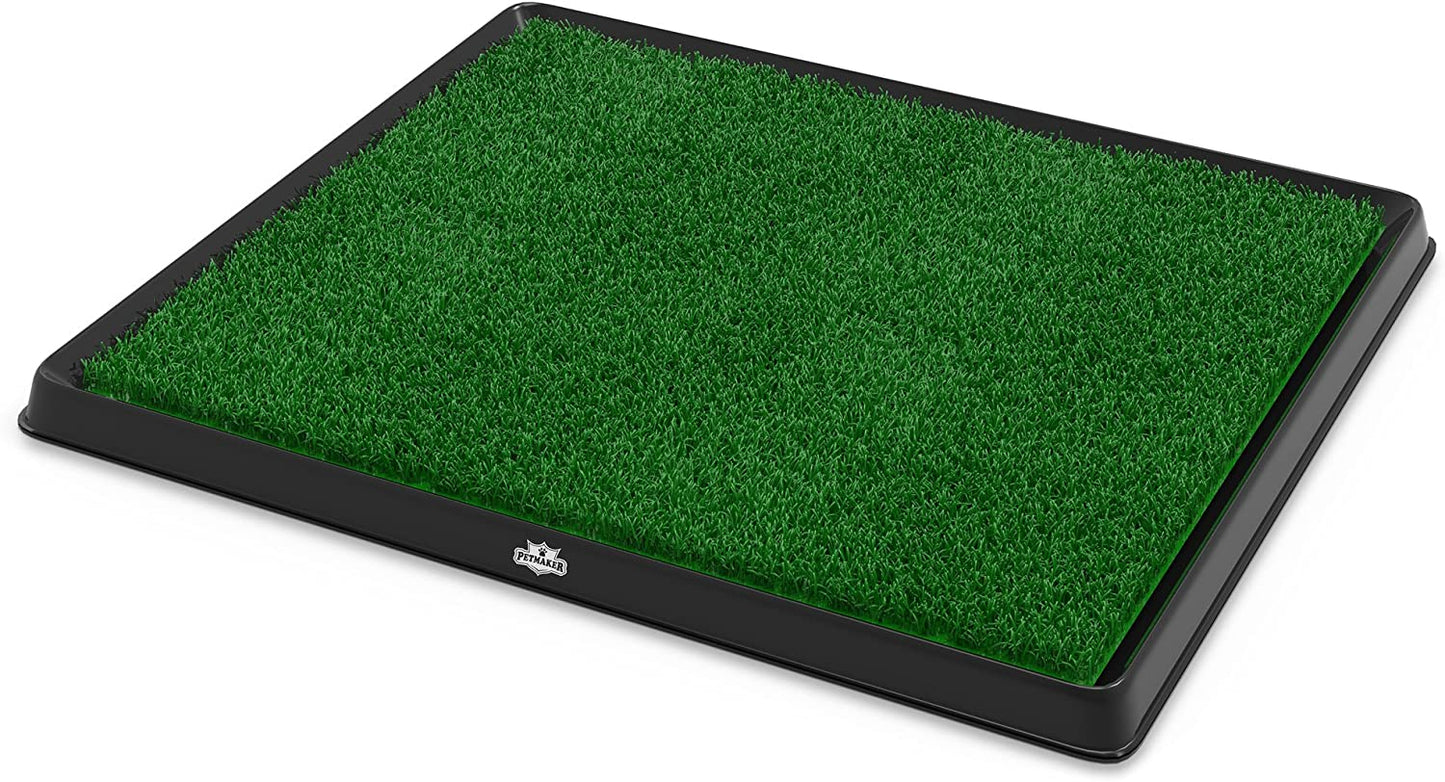 Ev Pet Supplies - Artificial Grass Puppy Pad for Dogs Portable Training Pad with Tray