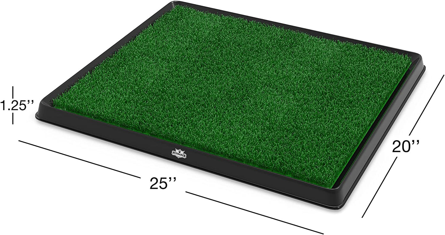 Ev Pet Supplies - Artificial Grass Puppy Pad for Dogs Portable Training Pad with Tray